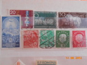 почтовые марки, тематика разная
