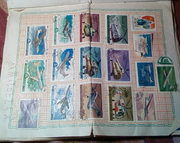 Продам свою коллекцию марки транспортные СССР,  POLSKA авиа железнод др